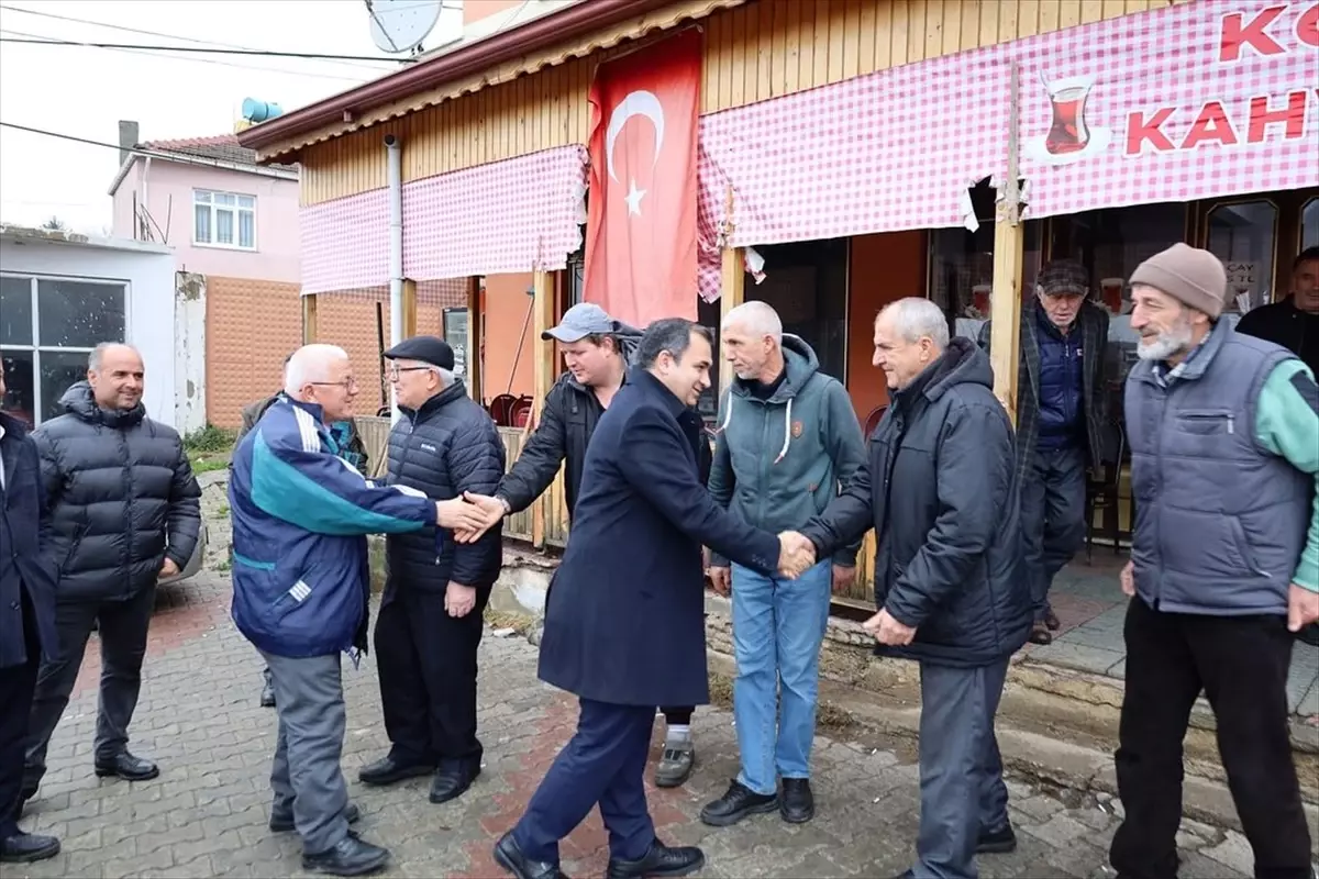Vize Kaymakamı Kemal Balaban, Balkaya Köyü’nü Ziyaret Etti