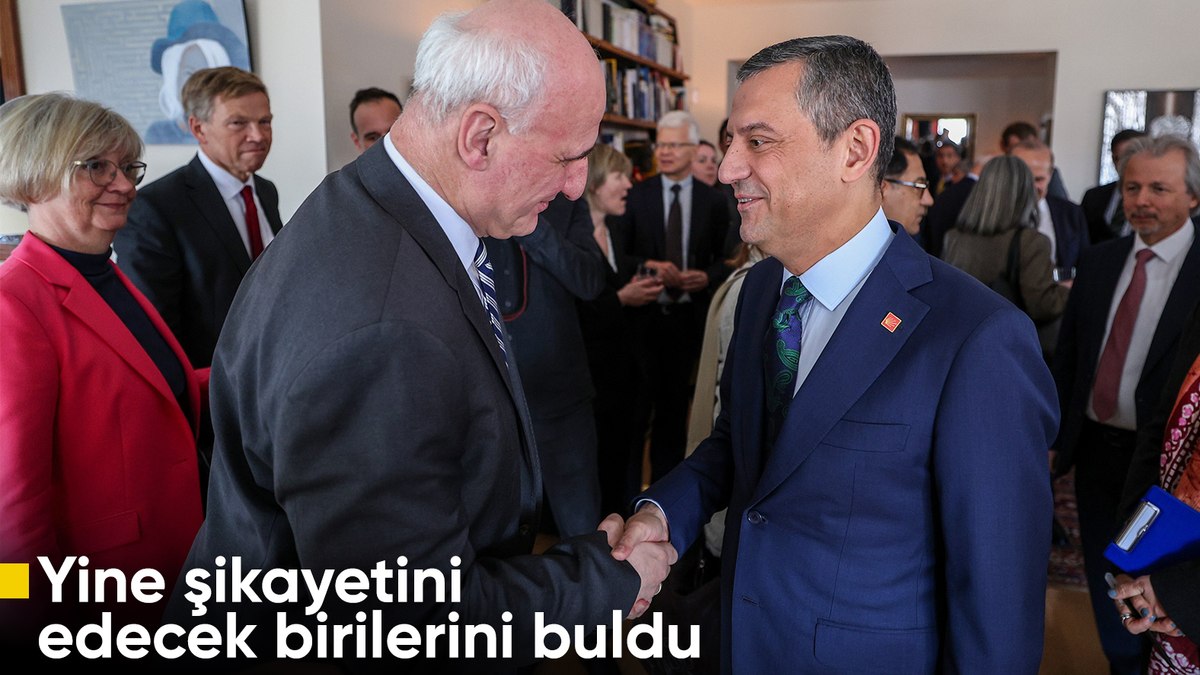 Özgür Özel AB üyesi ülkelerin büyükelçileriyle görüştü